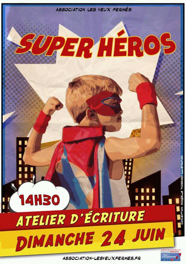 affiche_super-heros_atelier-ecriture_lorient